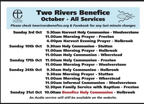 Two Rivers Benefice Services